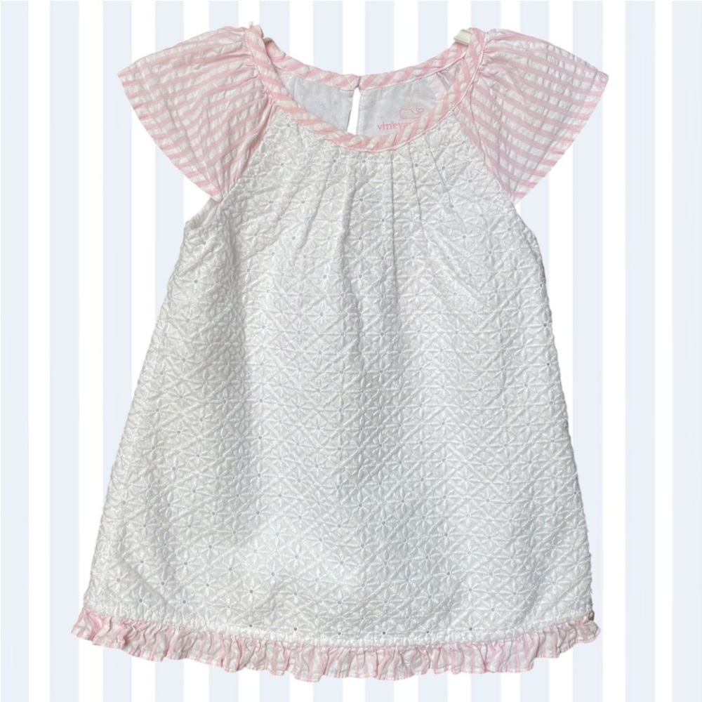 🆕 Eyelet & Seersucker 2-Piece Dress Set